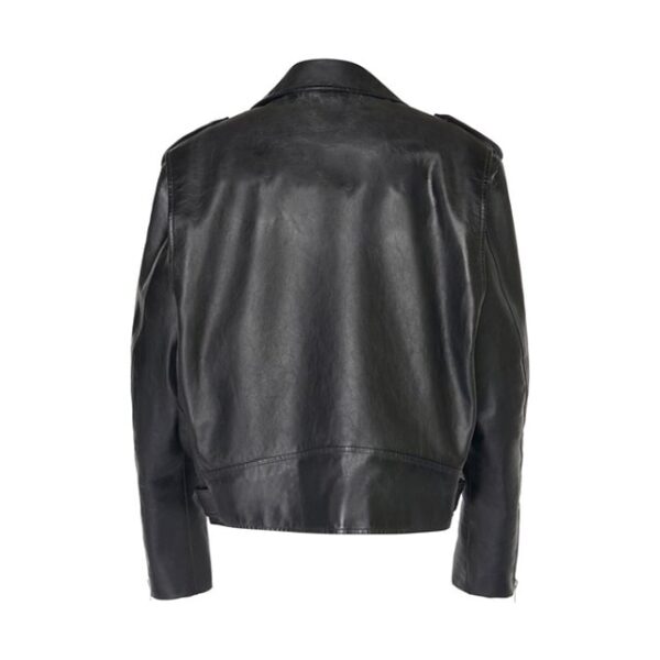Veste de moto en cuir véritable Brando Biker Moto Racer (2)