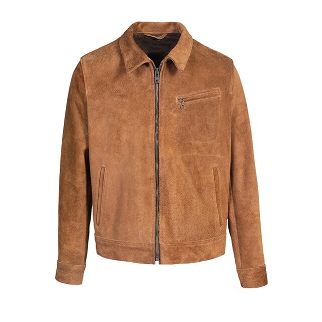 Veste camionneur classique en daim