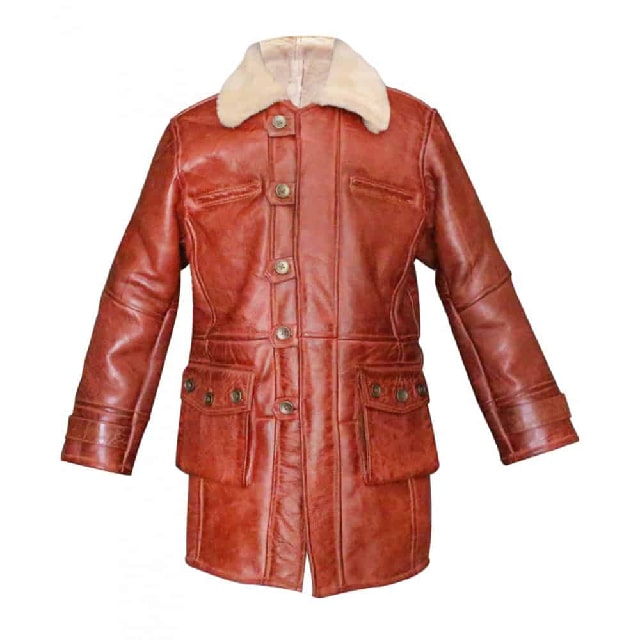 Manteau d'hiver en peau de mouton Dark Knight Rises