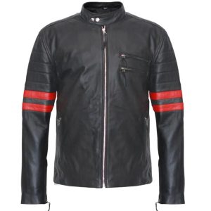 Giacca in pelle di pecora Hybrid Mayhem da uomo