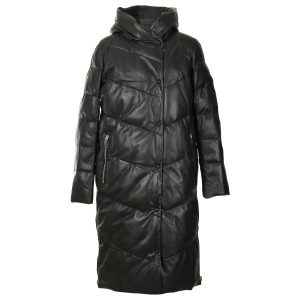Manteau long en peau de mouton Kim Puffer pour femme