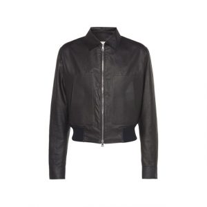 blouson aviateur noir mat