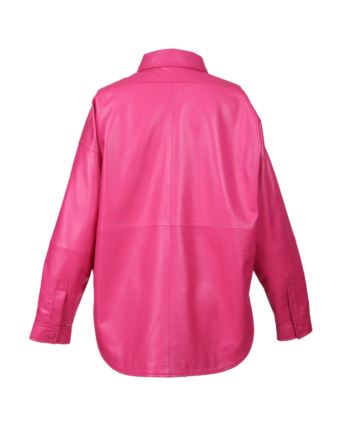Veste en peau de mouton oversize pour femme Mia (3)
