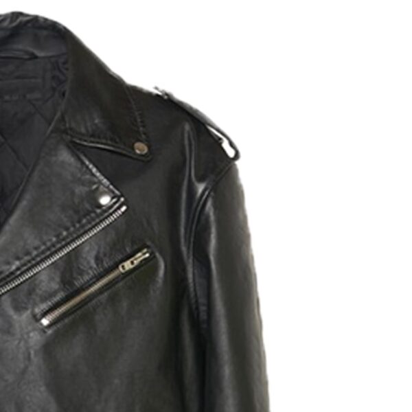 Veste de moto en cuir véritable Brando Biker Moto Racer (4)