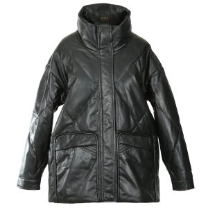 Manteau matelassé en peau de mouton pour femme Olivia