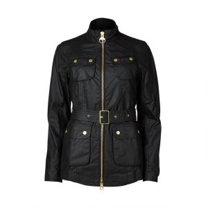 Manteau d'hiver noir pour femme