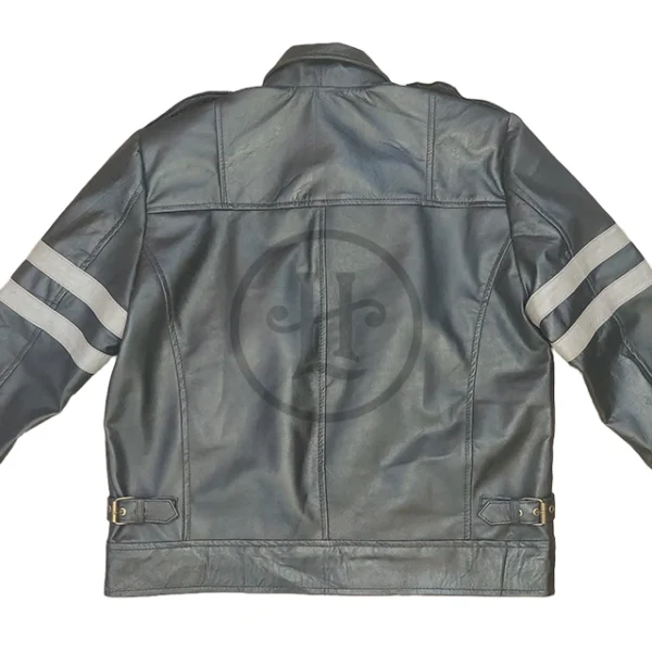 Veste en peau de mouton pour homme Leon Kennedy (12)