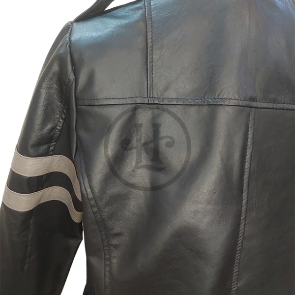 Veste en peau de mouton pour homme Leon Kennedy (9)