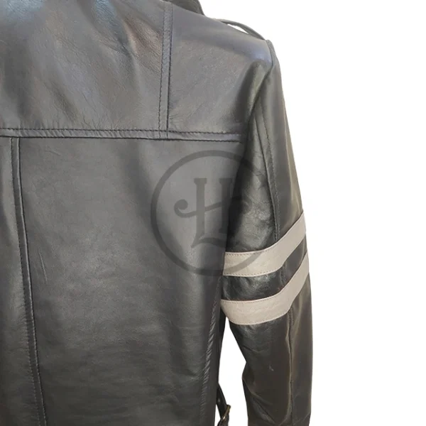 Veste en peau de mouton pour homme Leon Kennedy (2)