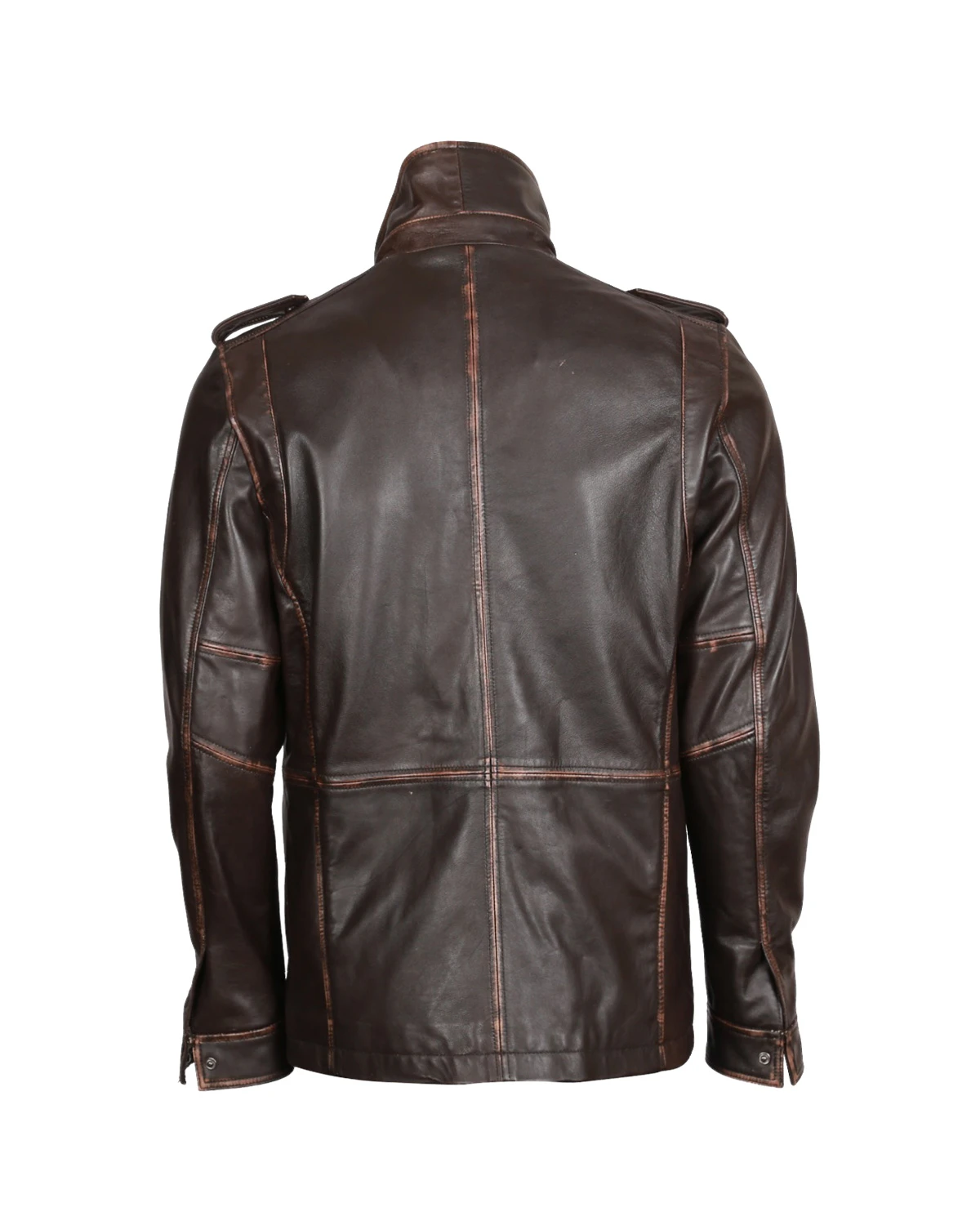 Veste en cuir véritable Max (3)