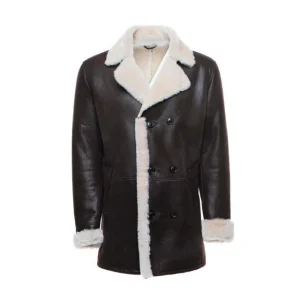 Cappotto doppiopetto in montone Jozef da uomo
