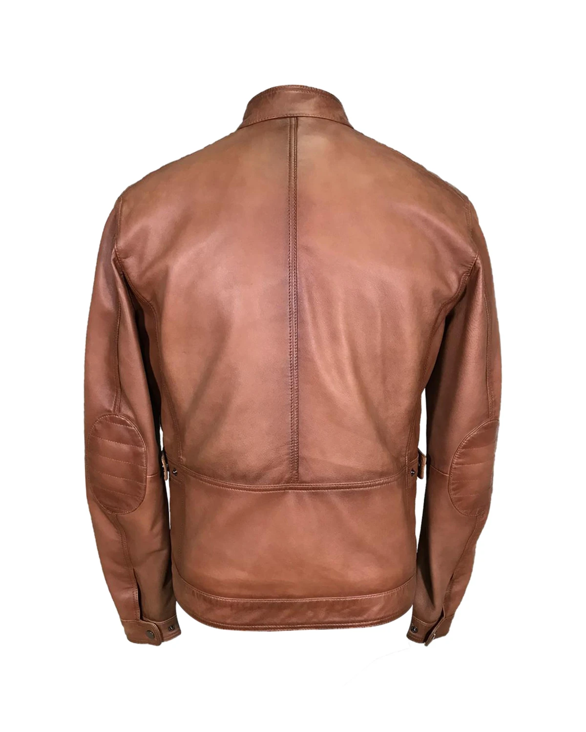 Veste de motard en cuir véritable Noah (3)