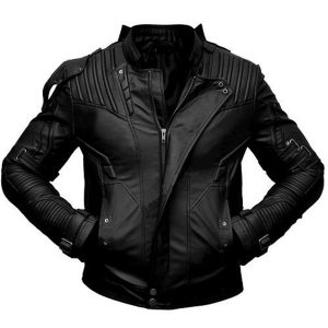 Giacca in pelle da motociclista Asher