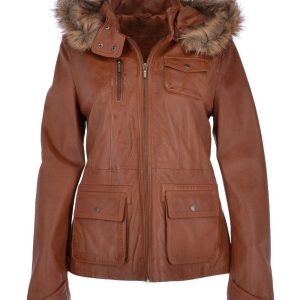 Giacca in pelle da motociclista Casey
