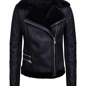 Giacca in pelle da motociclista Riley