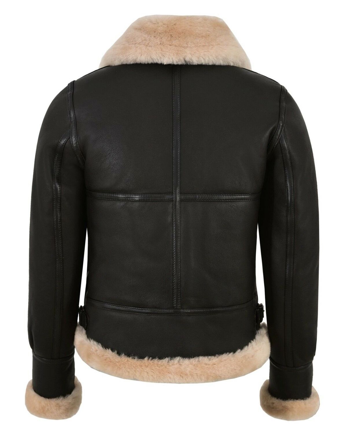 Veste aviateur en peau de mouton B3 Flying Bomber pour femme (3)