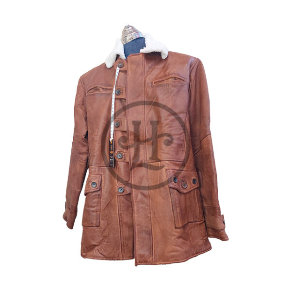 Manteau d'hiver en peau de mouton Dark Knight Rises (3)