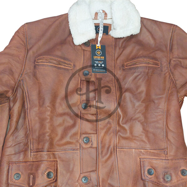 Manteau d'hiver en peau de mouton Dark Knight Rises (5)