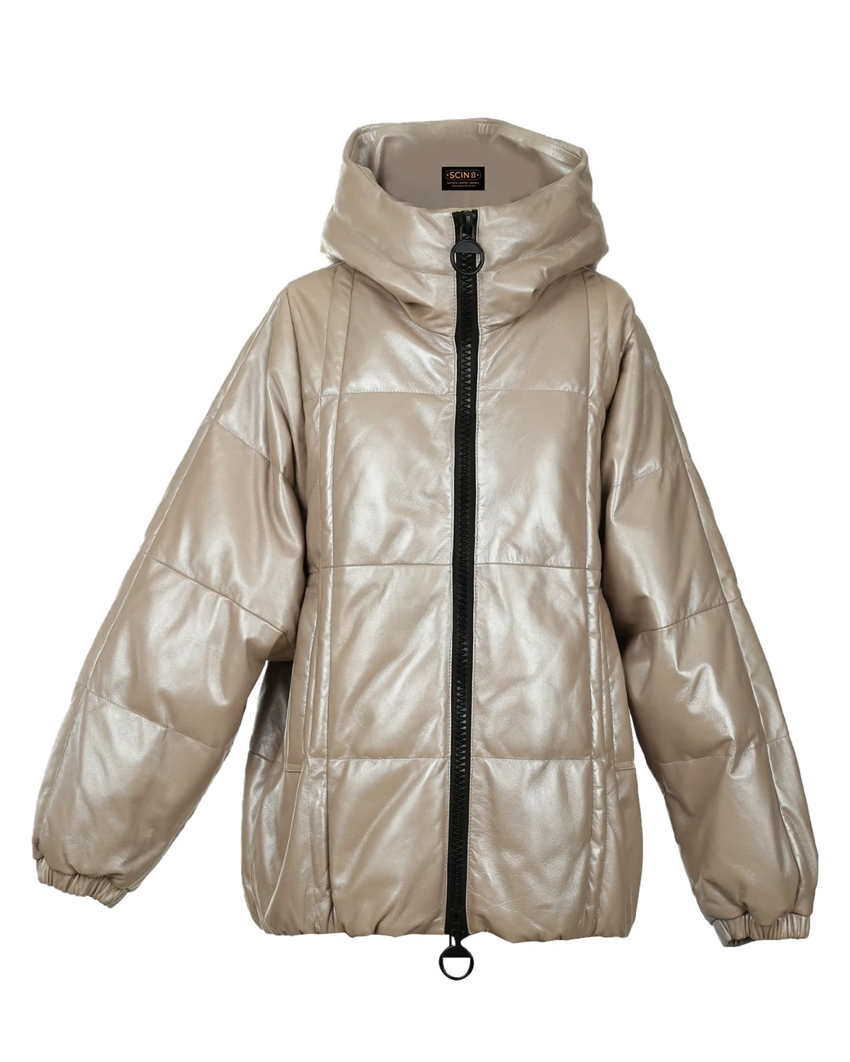 Blouson aviateur matelassé pour femme avec capuche