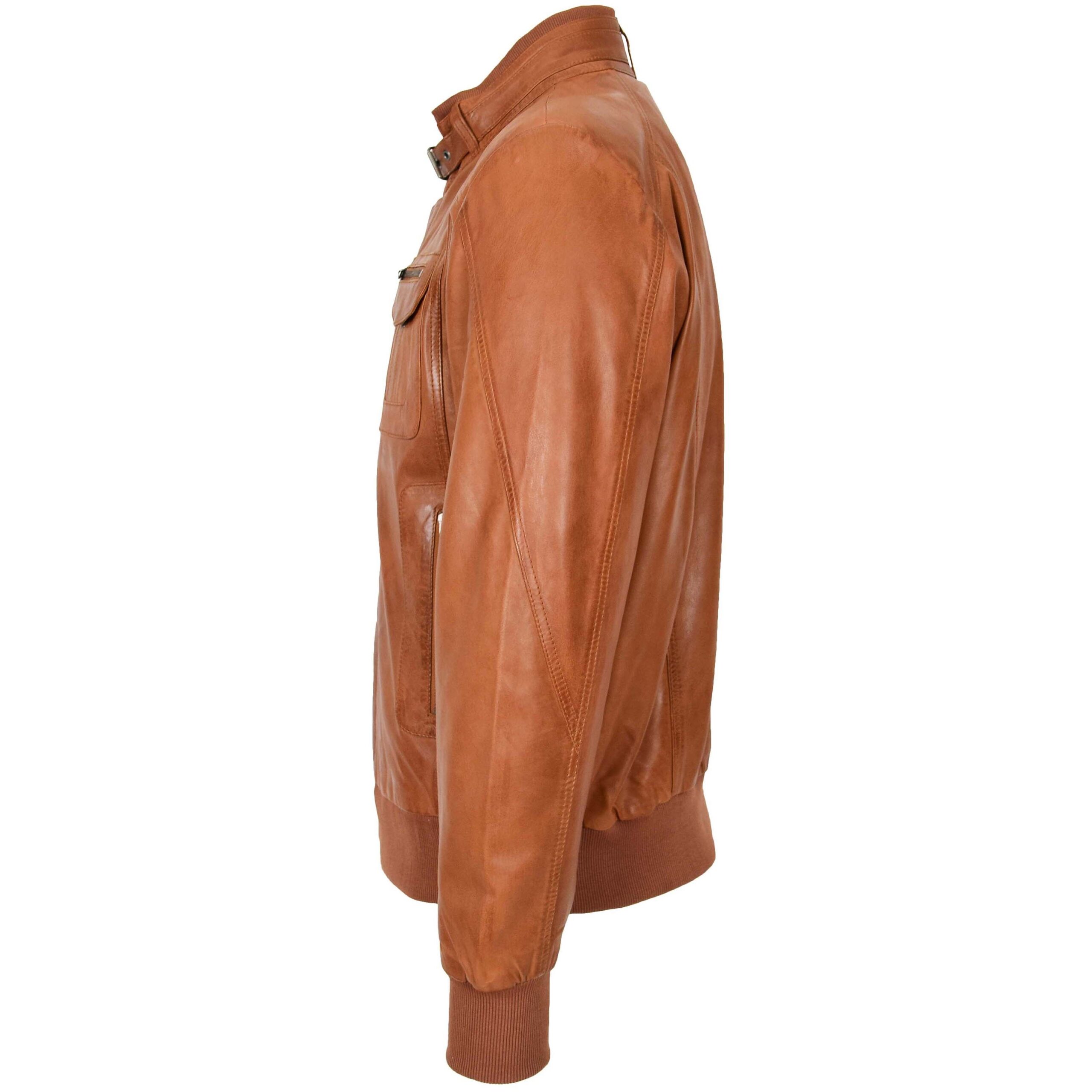 BUNERI Bomber Cuir Tom Tan Vol – Image 5