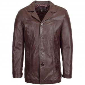 BUNERI Cuir Thrill Marron Caban Classique