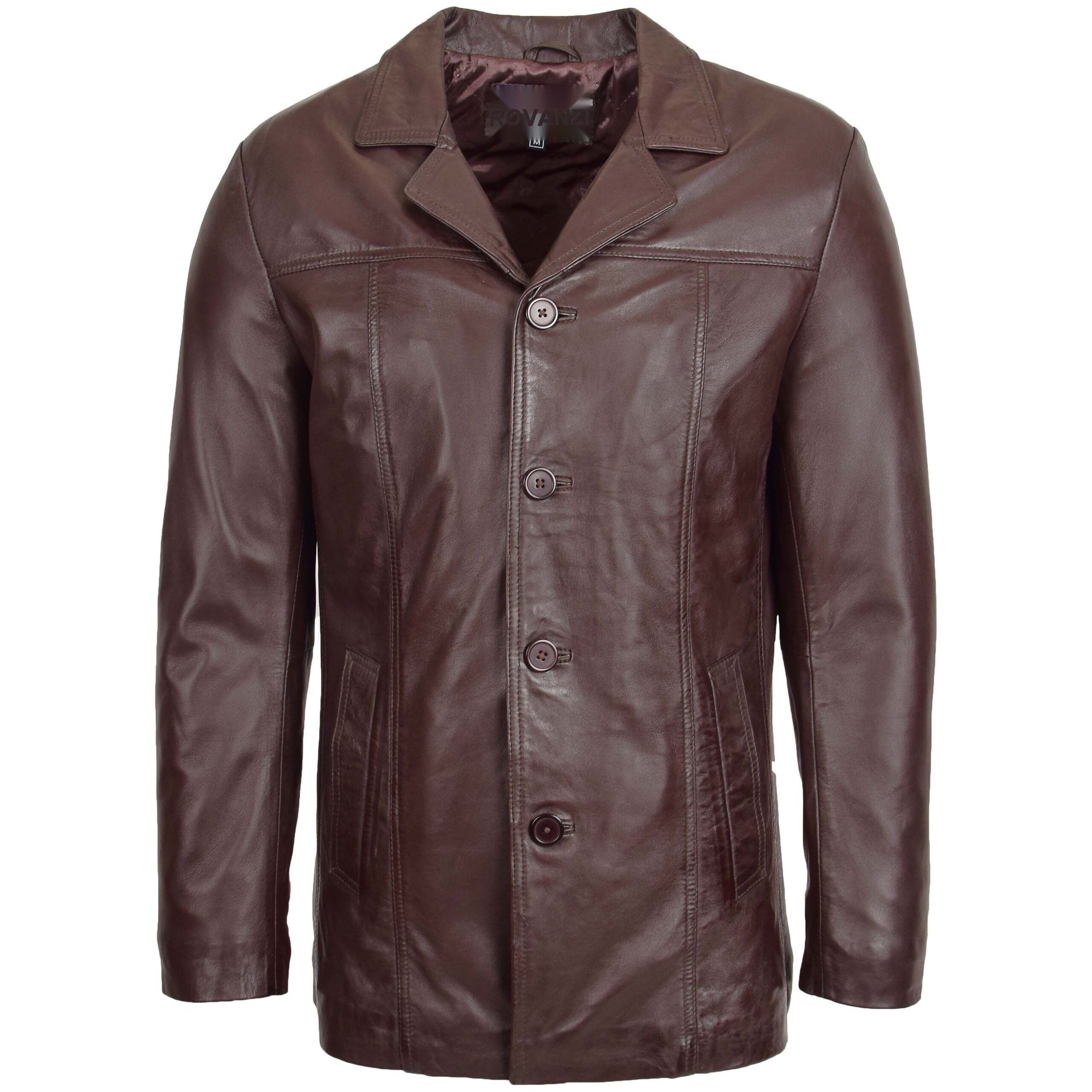 BUNERI Cuir Thrill Marron Caban Classique