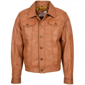 BUNERI Terry Lee Rider Casual en Cuir Tan