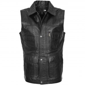 BUNERI Cuir Roger Noir Multi-Usage Homme