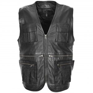 BUNERI Gary en Cuir Véritable Noir Multi-Usage