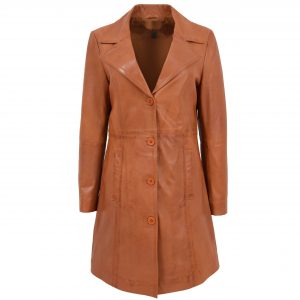 BUNERI Cuir Souple Macey Tan 3/4 Classique Femme