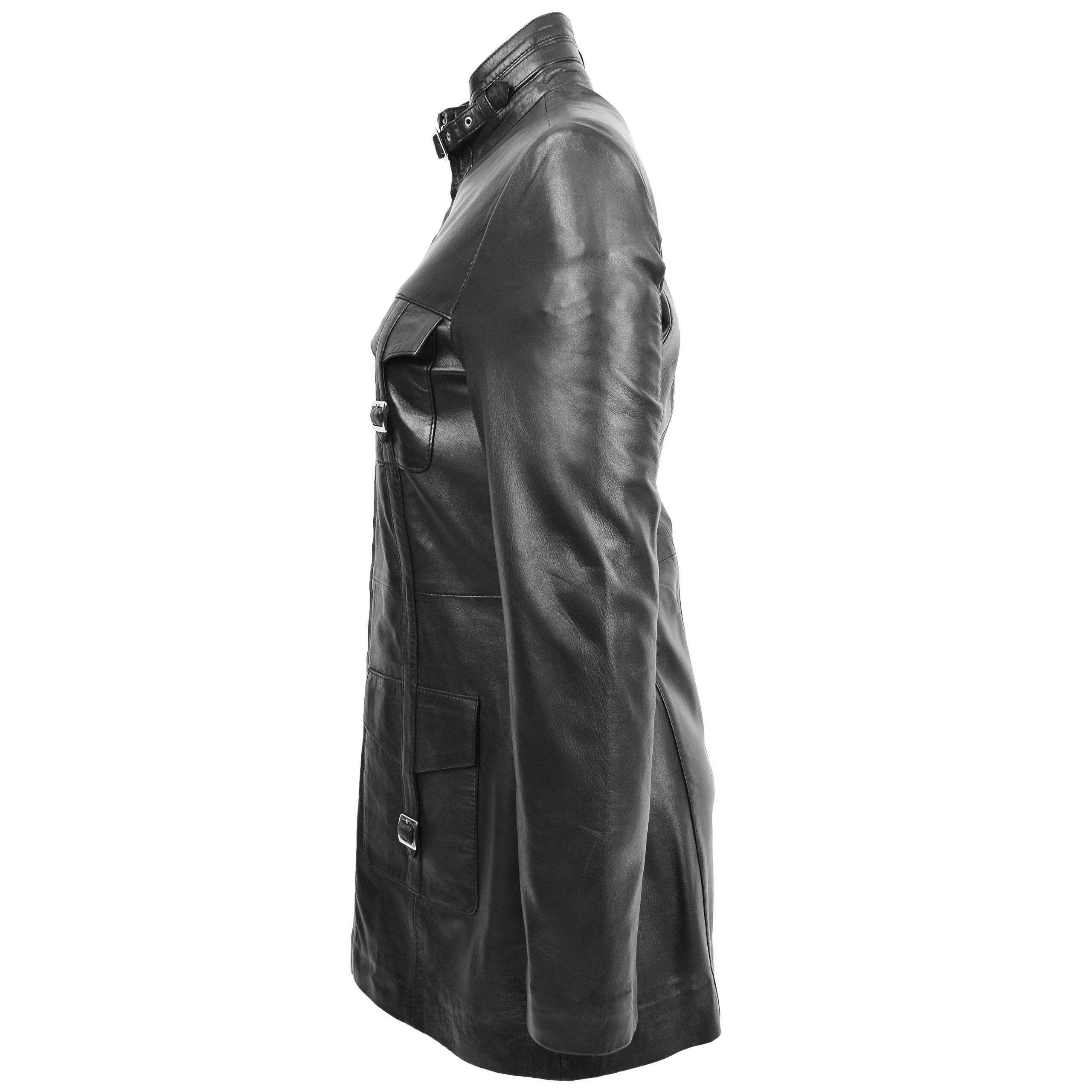 BUNERI Cuir Kendall Noire Double Zip – Image 5