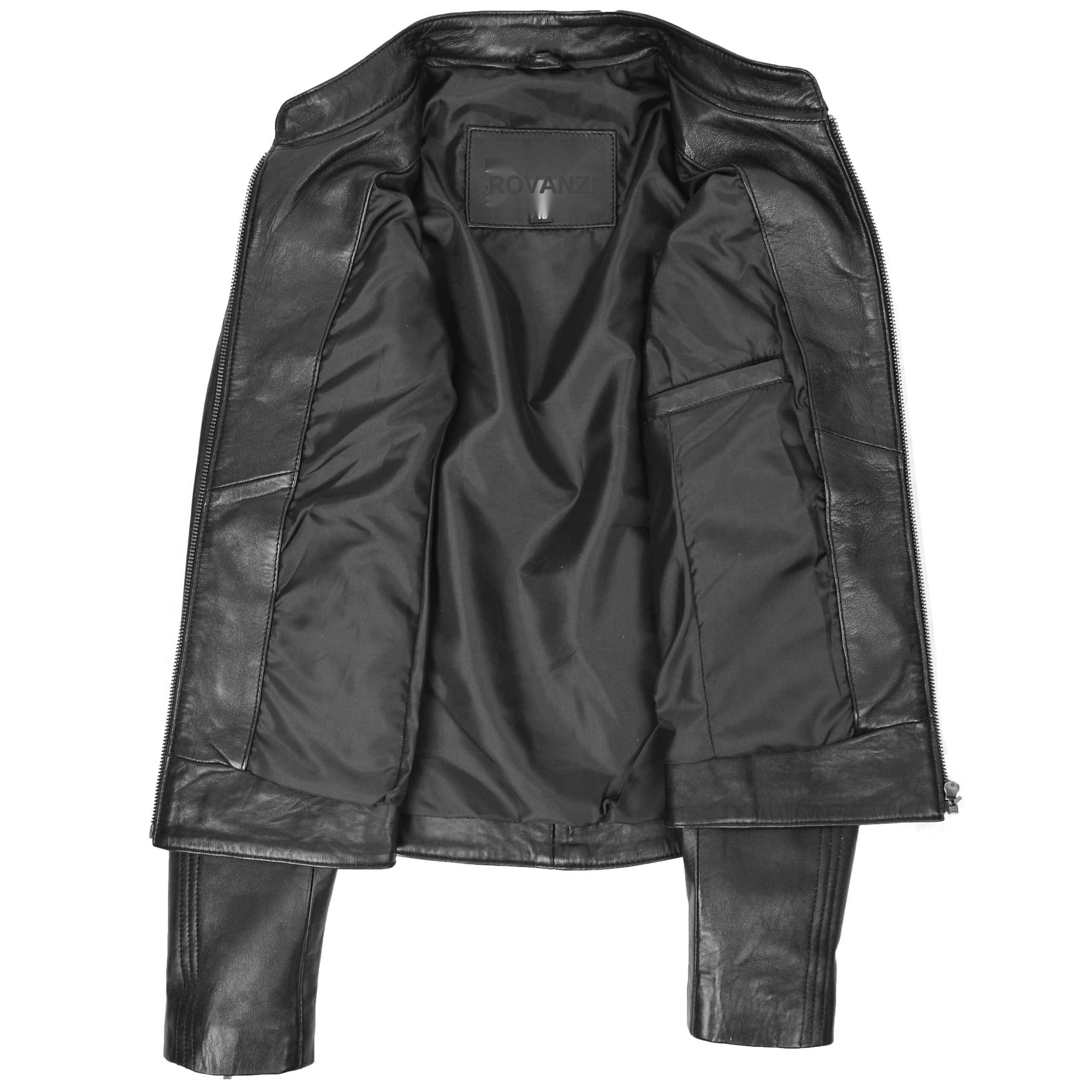 BUNERI Cuir Becky Noire Col Montant – Image 6