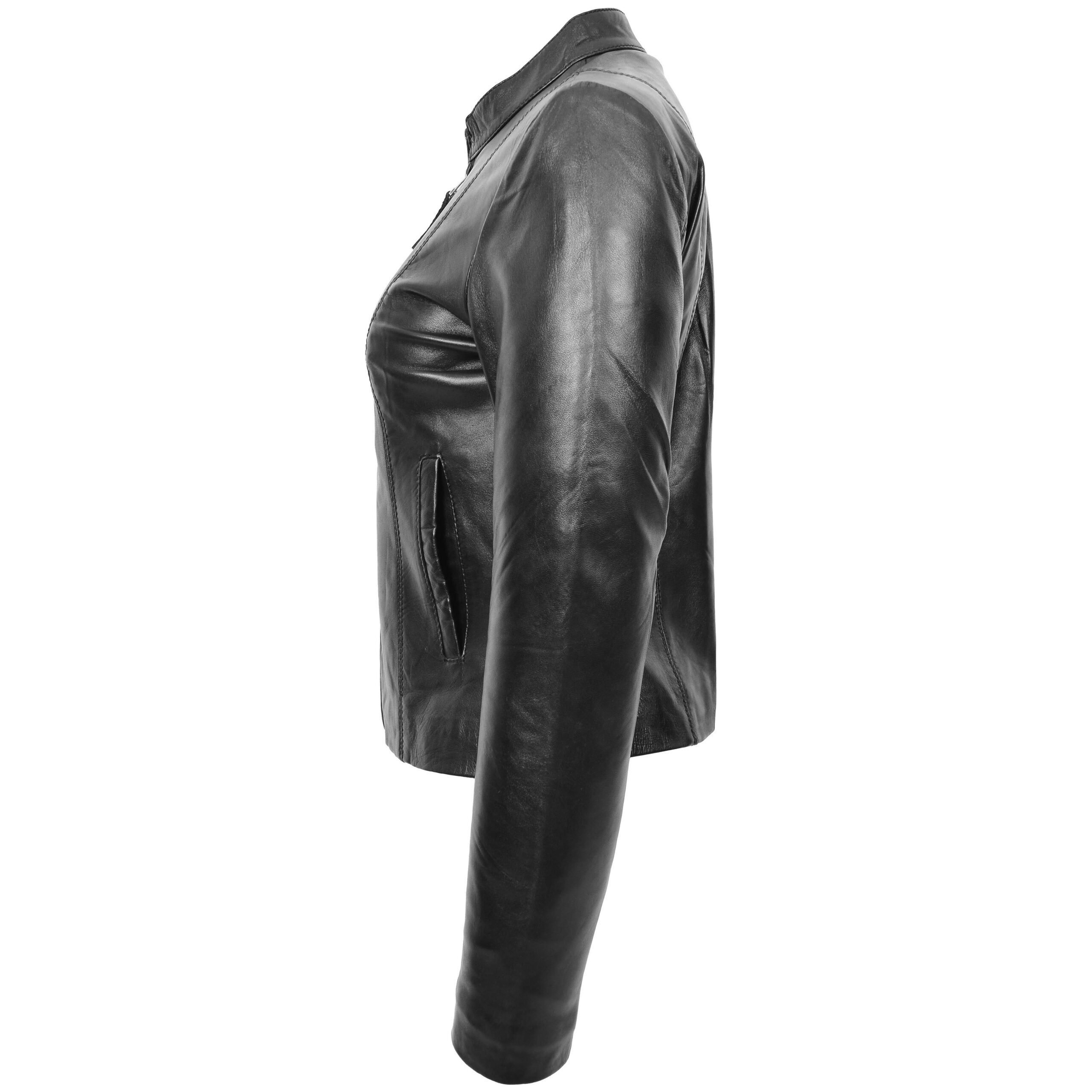 BUNERI Biker Cuir Zoe Noir Casual – Image 5