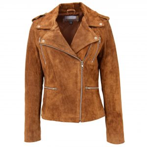 BUNERI Daim Skylar Tan Style Biker Zip